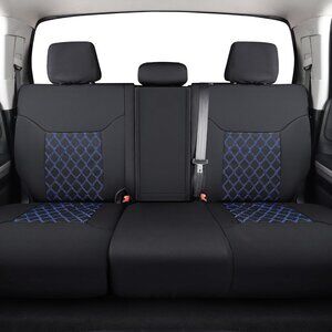Coverado Tundra Rear Bench Car Seat Covers, Waterproof Neoprene Seat Cover for T